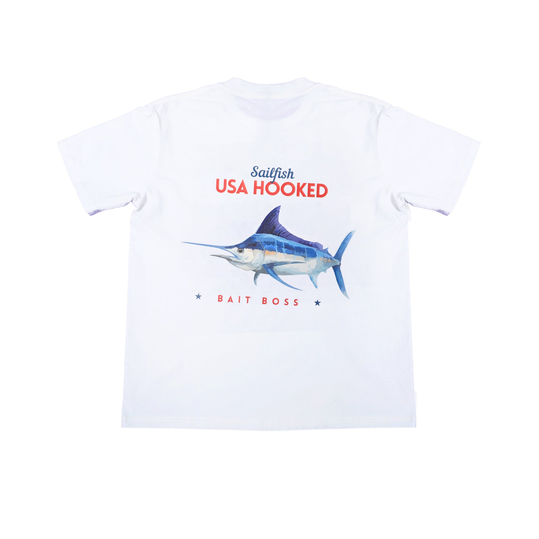 Boys Gone Fishin White Graphic T shirt USA Hooked Boys Gone Fishin White Graphic T shirt USA Hooked