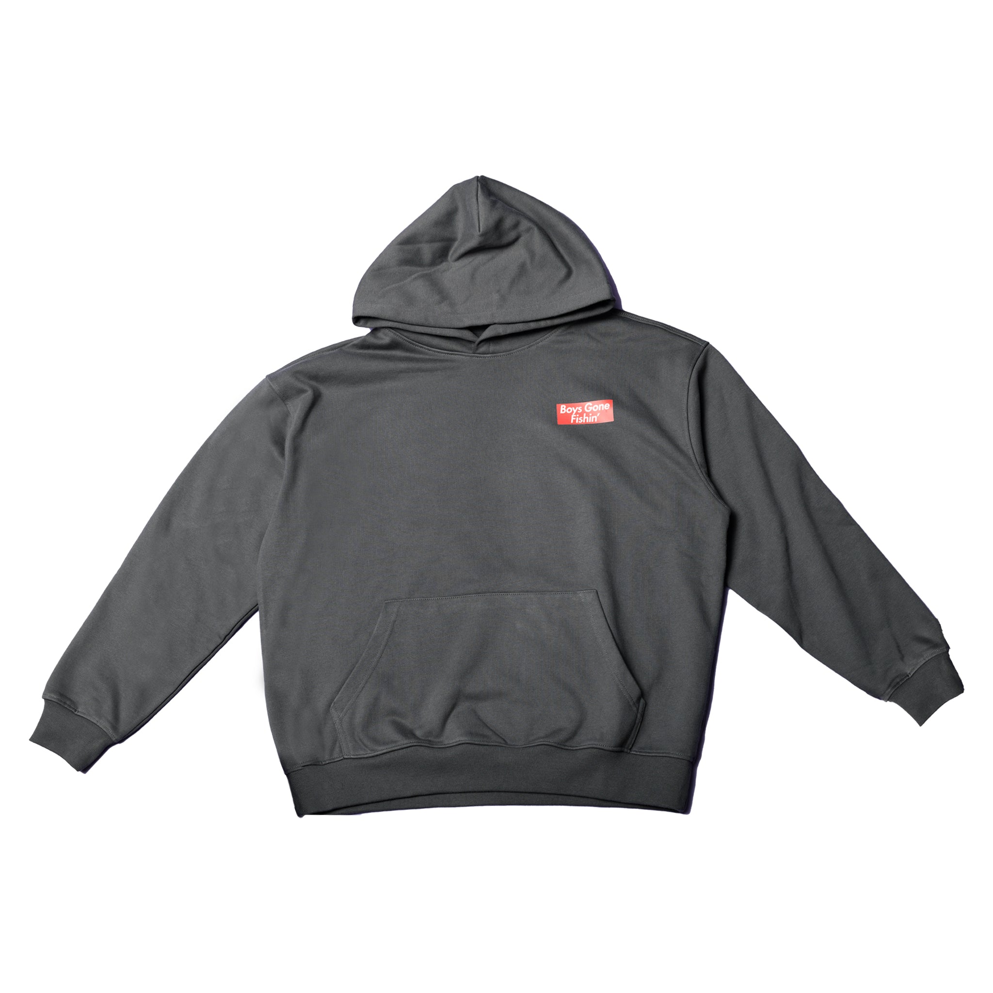 Boys Gone Fishin Grey Original Hoodie Boys Gone Fishin Grey Original Hoodie