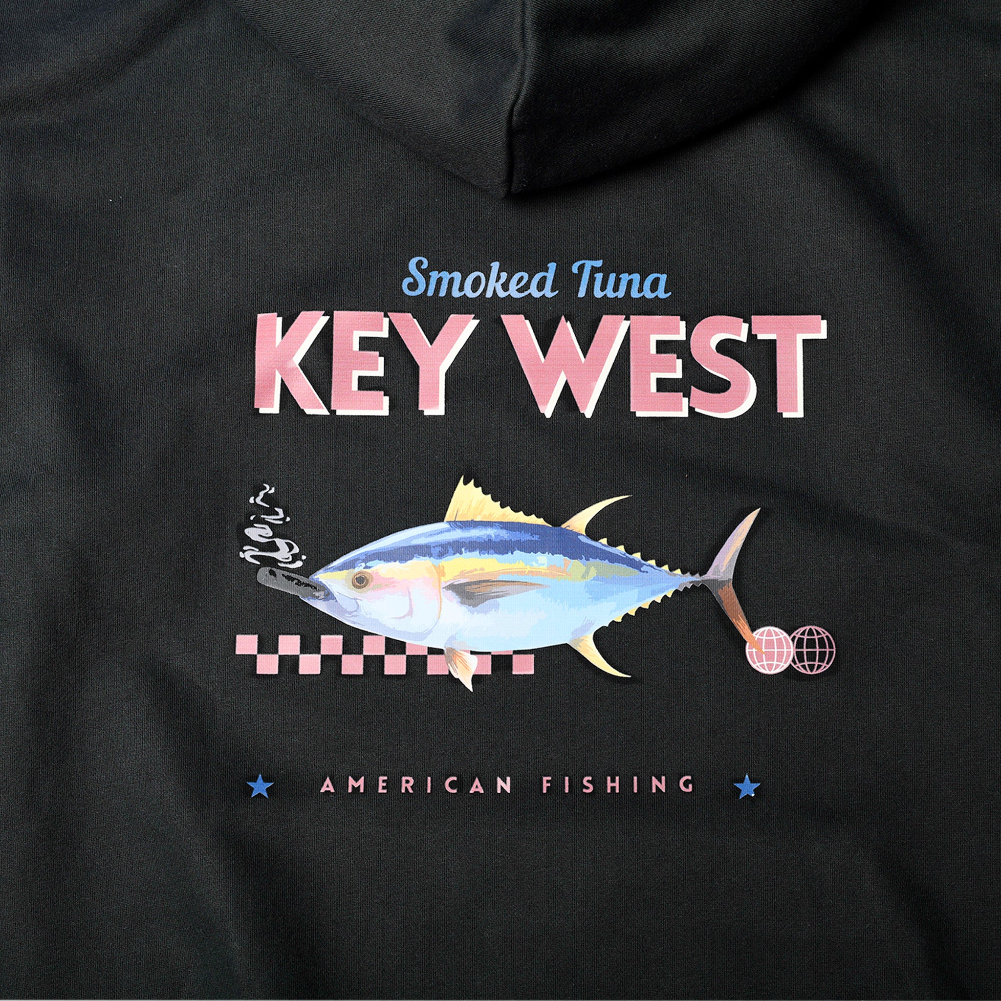 Boys Gone Fishin Black Graphic Hoodie Key West Boys Gone Fishin Black Graphic Hoodie Key West