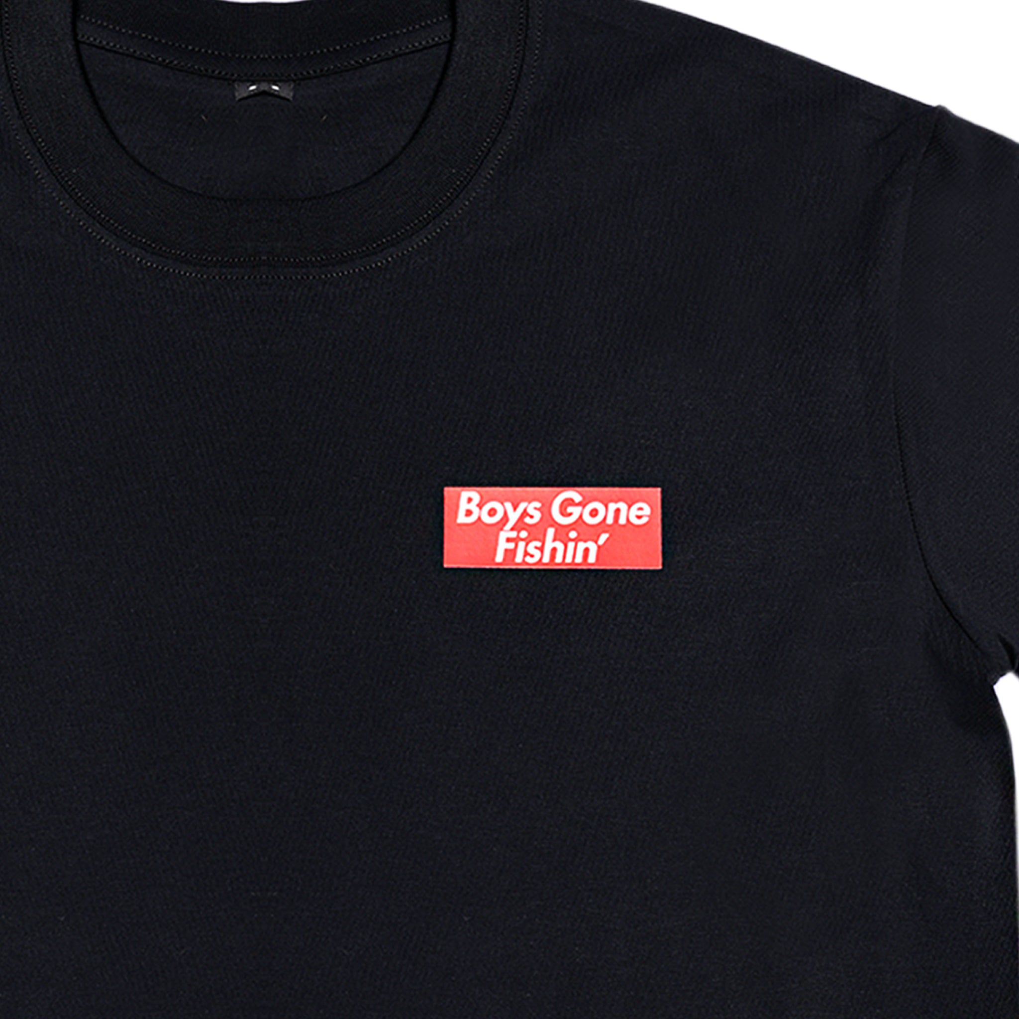 Boys Gone Fishin Black Original T-shirt