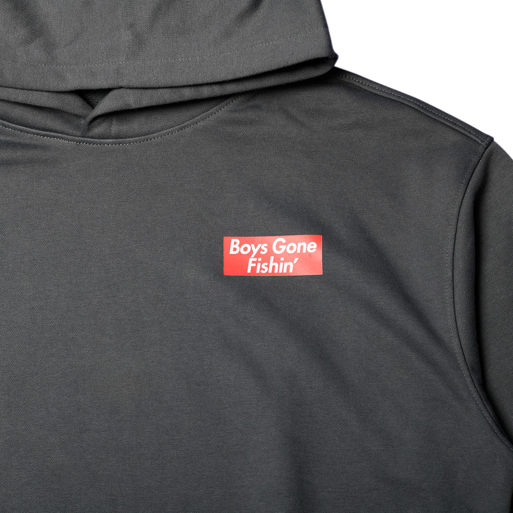 Boys Gone Fishin Grey Original Hoodie